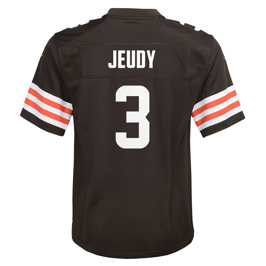 Youth Nike Cleveland Browns Jerry Jeudy Brown Team Game NFL Jersey