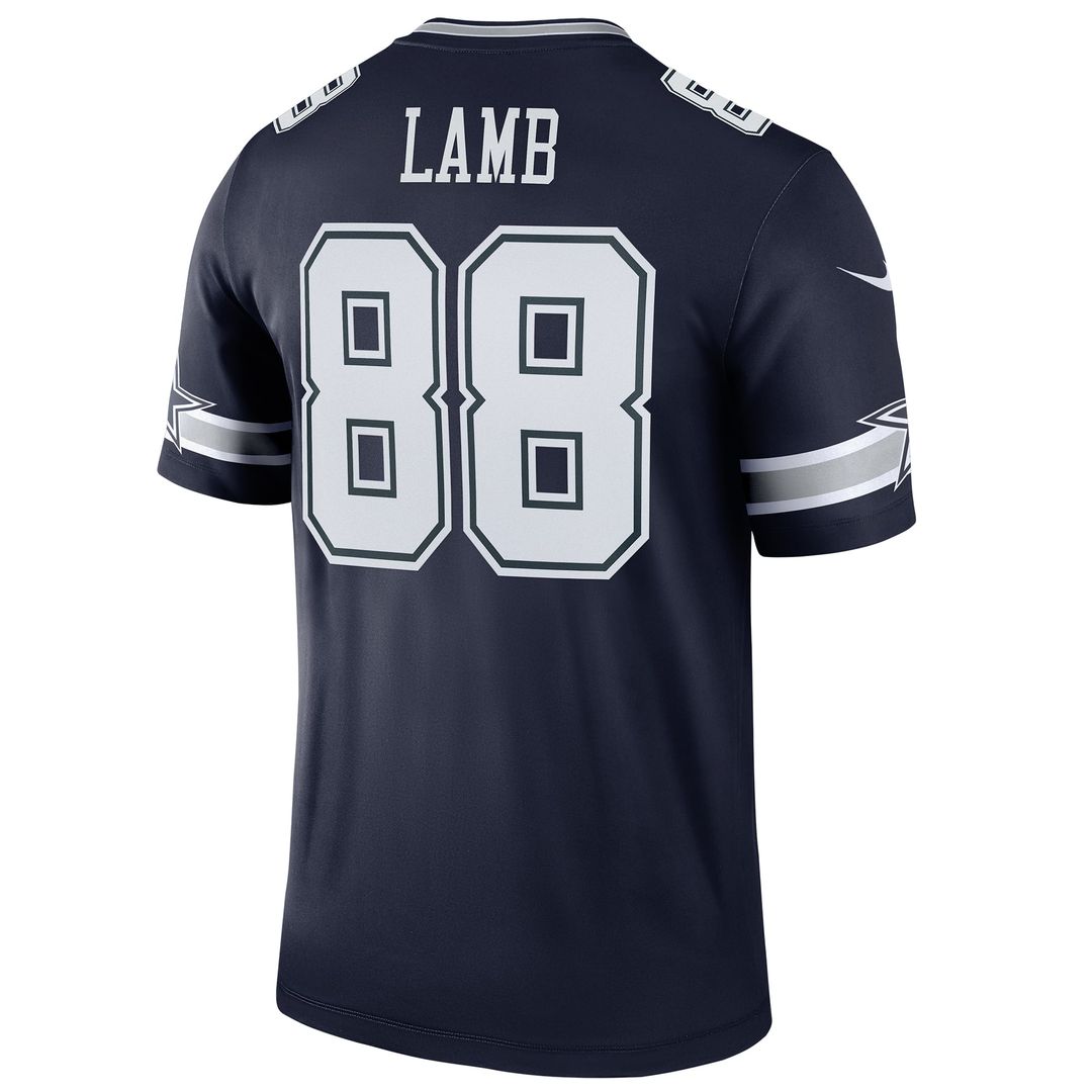 Men's Nike Dallas Cowboys CeeDee Lamb White Legend Player NFL Performance Top
