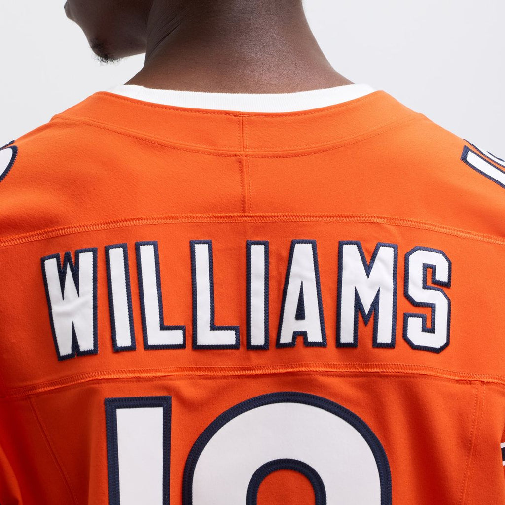 Men's Nike Chicago Bears Caleb Williams Orange Alternate Vapor F.U.S.E. Elite NFL Jersey