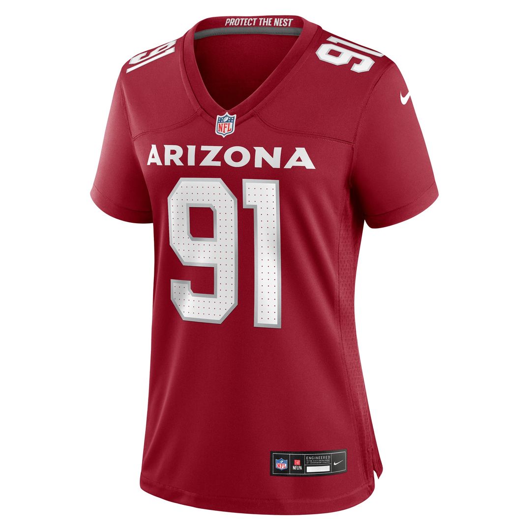 Women's Nike Arizona Cardinals L.J. Collier Cardinal Game NFL Jersey