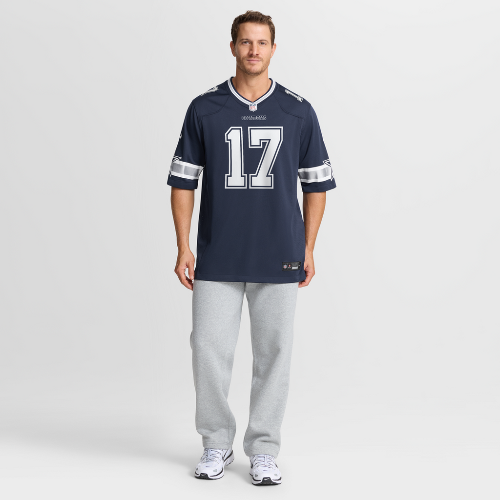 Men's Nike Dallas Cowboys Brandon Aubrey Navy Team Game NFL Jersey