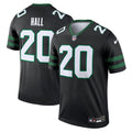 Men's Nike New York Jets Breece Hall Black Legend Player NFL Performance Top