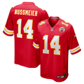 Men's Nike Kansas City Chiefs Garrett Nussmeier Red Game NFL Jersey