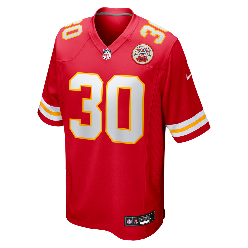Men's Nike Kansas City Chiefs Chris Roland-Wallace Red Game NFL Jersey