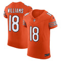 Men's Nike Chicago Bears Caleb Williams Orange Alternate Vapor F.U.S.E. Elite NFL Jersey