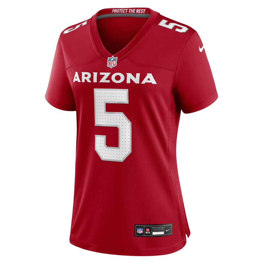 Women's Nike Arizona Cardinals Baron Browning Cardinal Team Game NFL Jersey