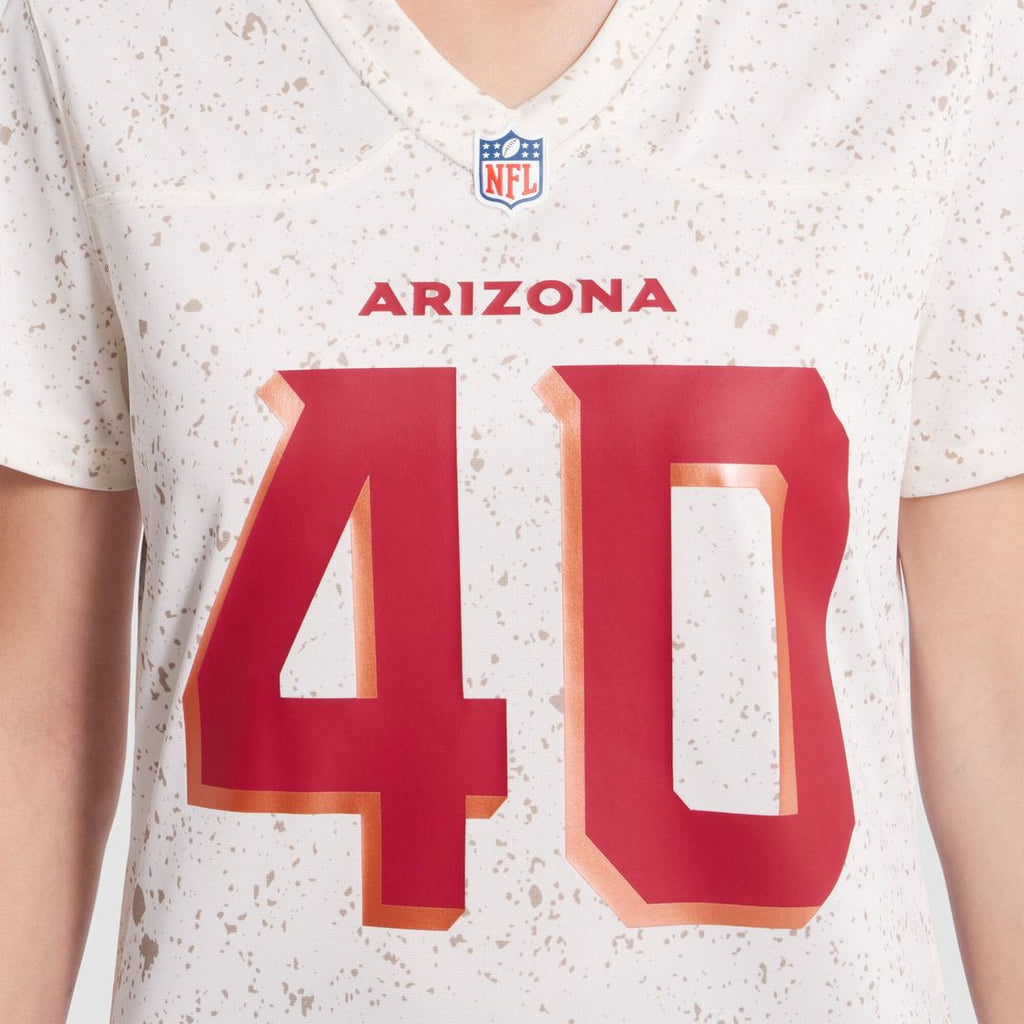 Women's Nike Arizona Cardinals Pat Tillman Natural 2025 Rivalries Collection Retired Player Game NFL Jersey