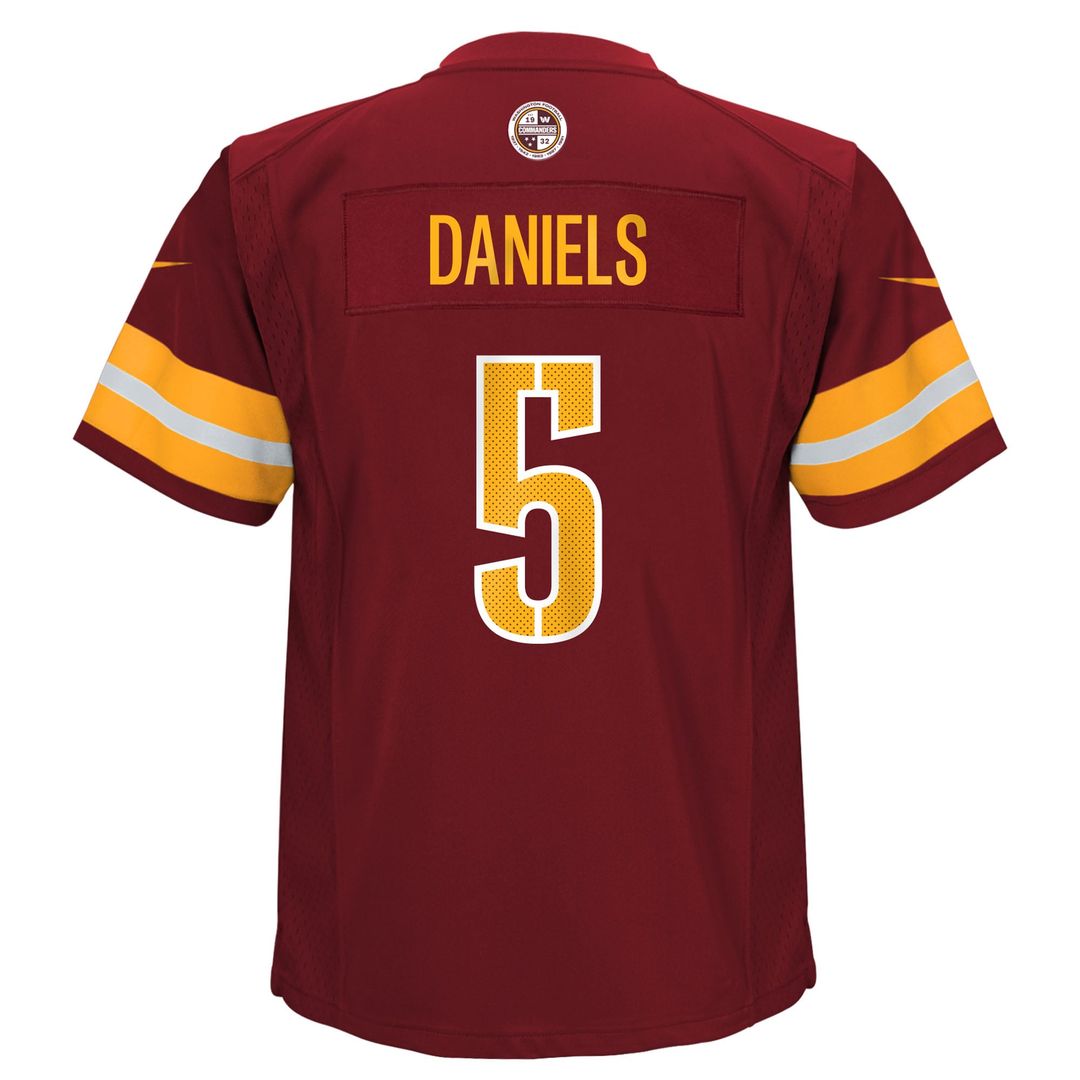 Preschool Nike Washington Commanders Jayden Daniels Burgundy Team Player Game NFL Jersey