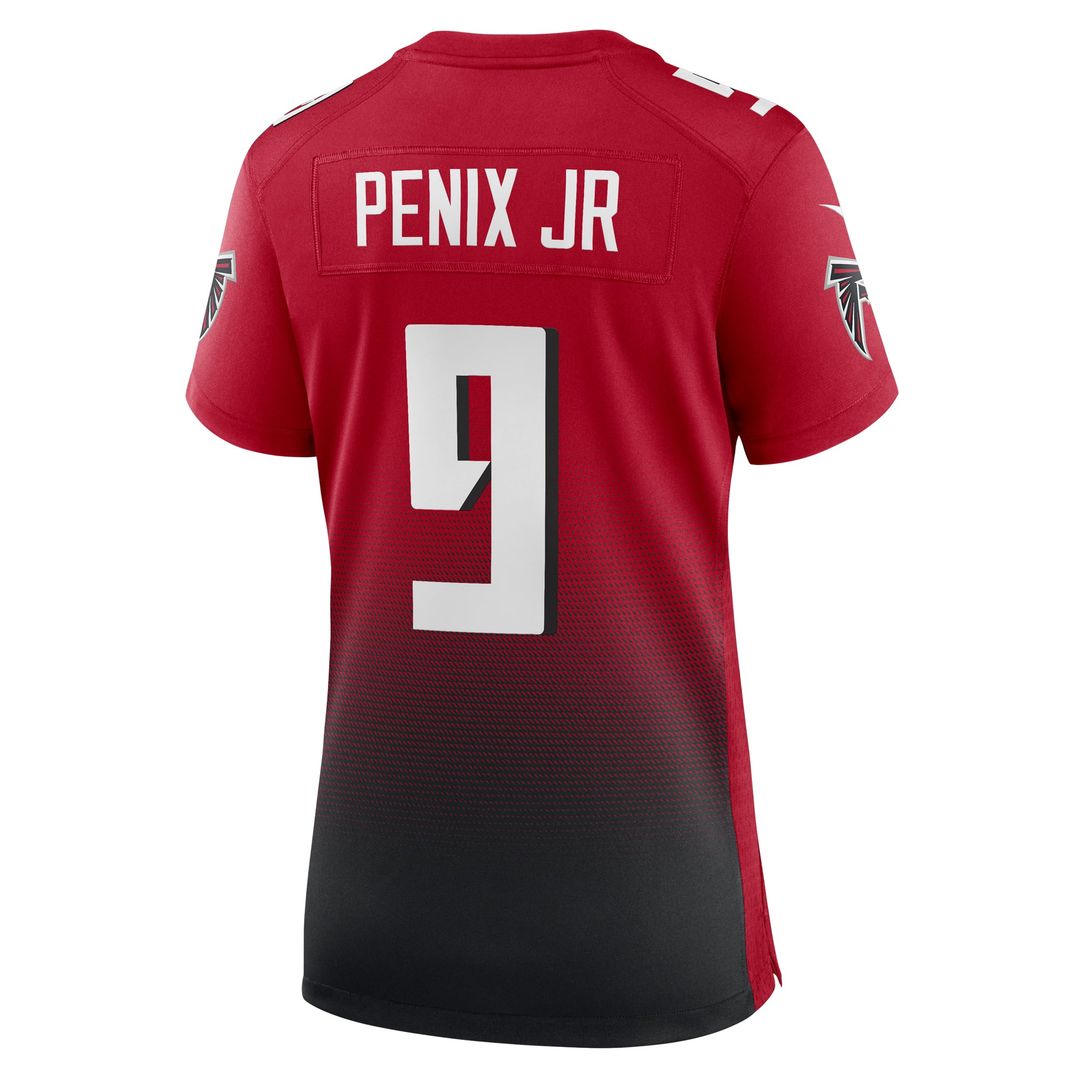 Women's Nike Atlanta Falcons Michael Penix Jr. Red Alternate Game NFL Jersey