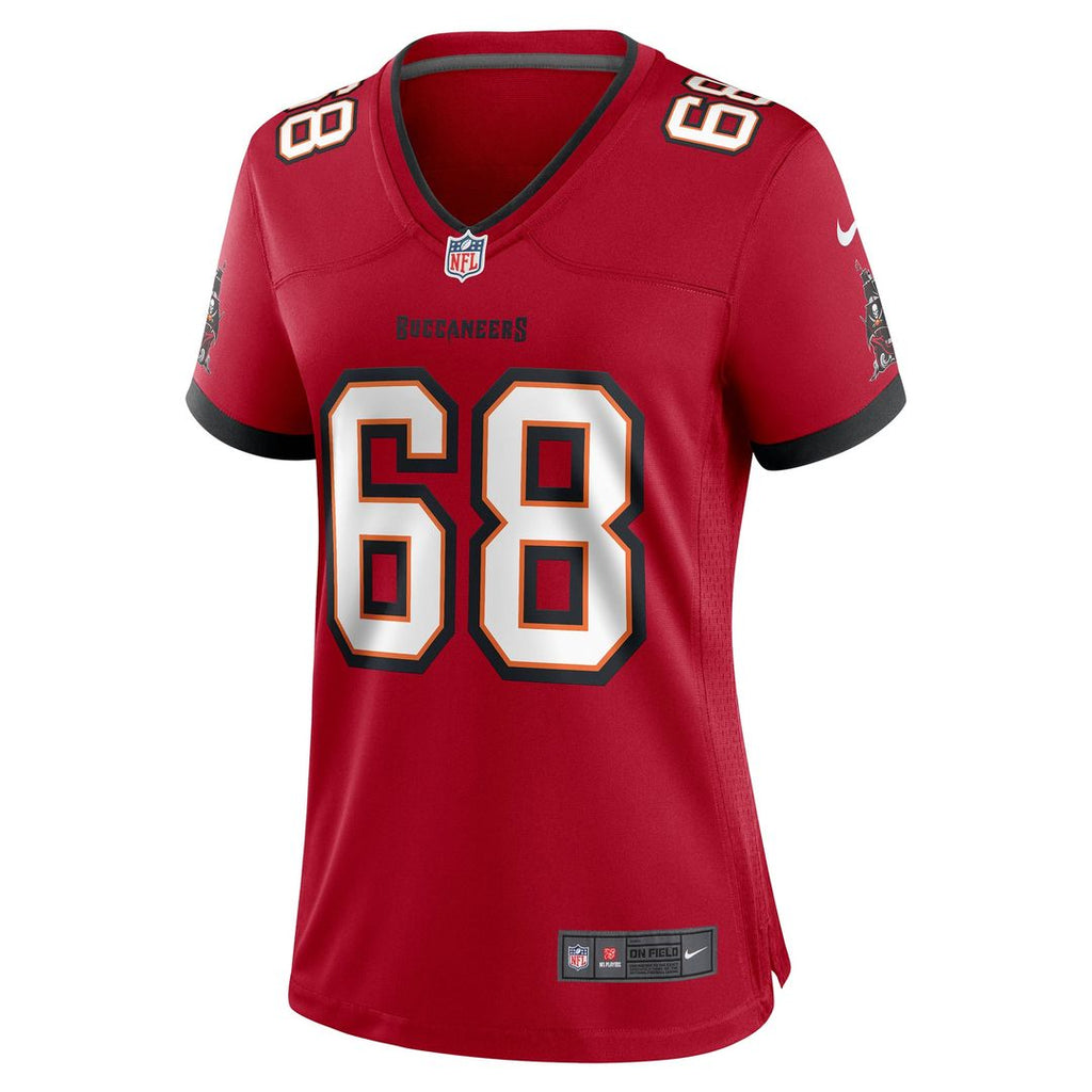 Women's Nike Tampa Bay Buccaneers Ben Bredeson Red Game NFL Jersey