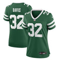 Women's Nike New York Jets Isaiah Davis Legacy Green Game NFL Jersey