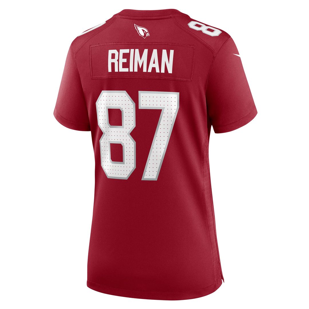 Women's Nike Arizona Cardinals Tip Reiman Cardinal Game NFL Jersey
