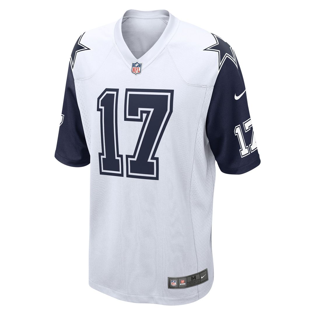 Men's Nike Dallas Cowboys Brandon Aubrey White Alternate Game Team NFL Jersey