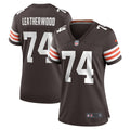 Women's Nike Cleveland Browns Alex Leatherwood Brown Team Game NFL Jersey