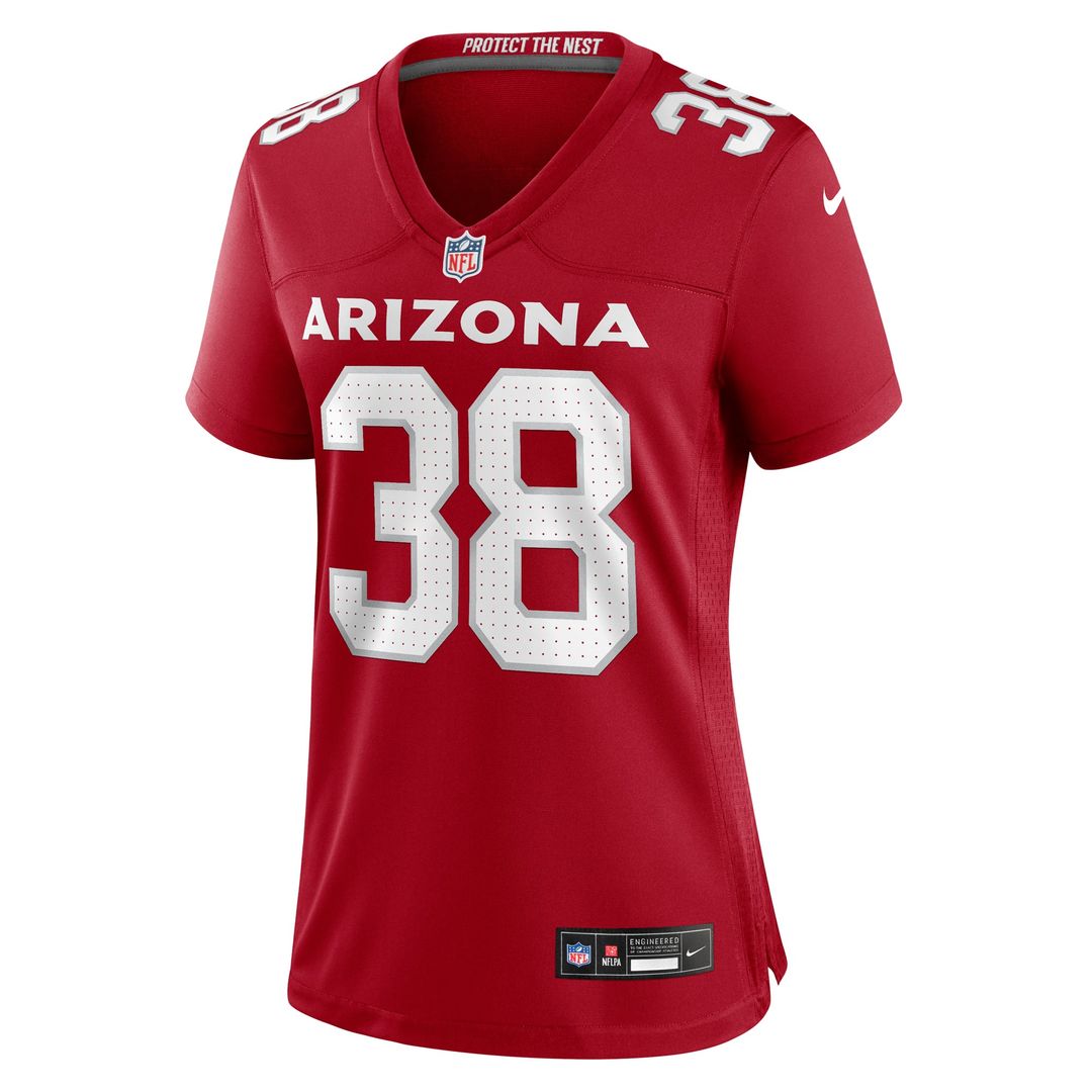 Women's Nike Arizona Cardinals Chad Ryland Cardinal Team Game NFL Jersey