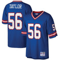 Men's Big & Tall Mitchell & Ness New York Giants Lawrence Taylor Royal 1986 Retired Player Replica NFL Jersey