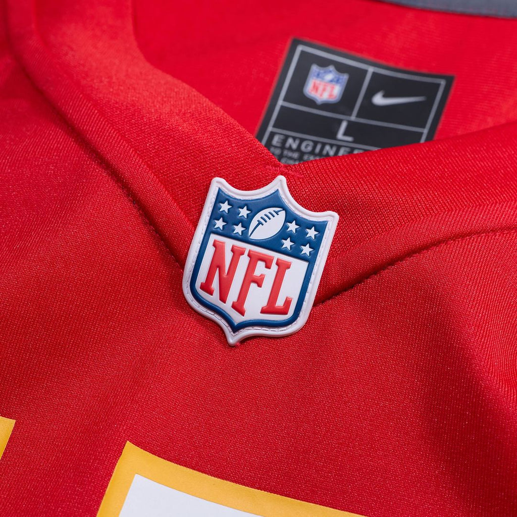 Men's Nike Kansas City Chiefs Jaden Hicks Red Game NFL Jersey