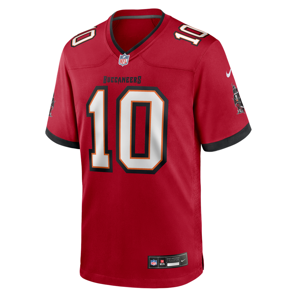 Men's Nike Tampa Bay Buccaneers Trey Palmer Red Game NFL Jersey