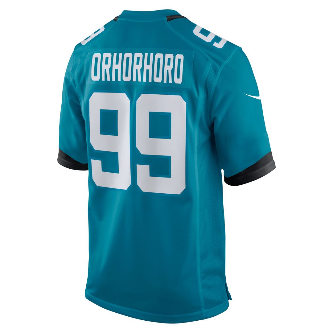 Men's Nike Jacksonville Jaguars Ruke Orhorhoro Teal Team Game NFL Jersey