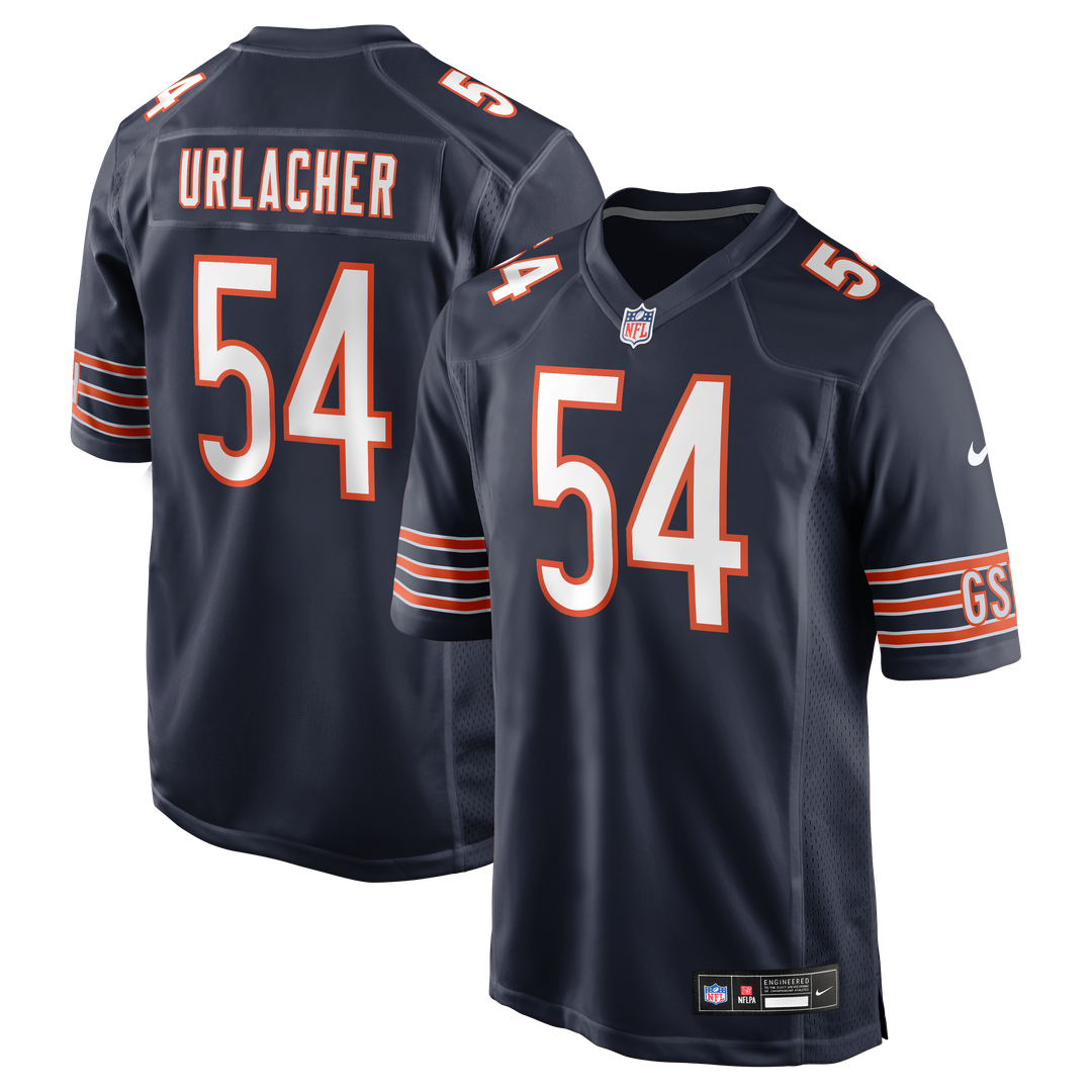 Men's Nike Chicago Bears Brian Urlacher Navy Game Retired Player NFL Jersey