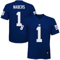 Youth New York Giants Malik Nabers Royal Replica Player NFL Jersey