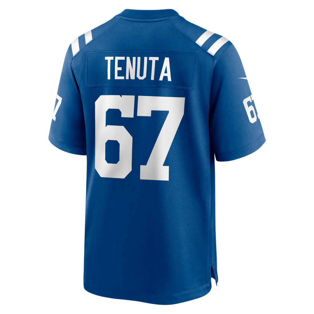 Men's Nike Indianapolis Colts Luke Tenuta Royal Team Game NFL Jersey