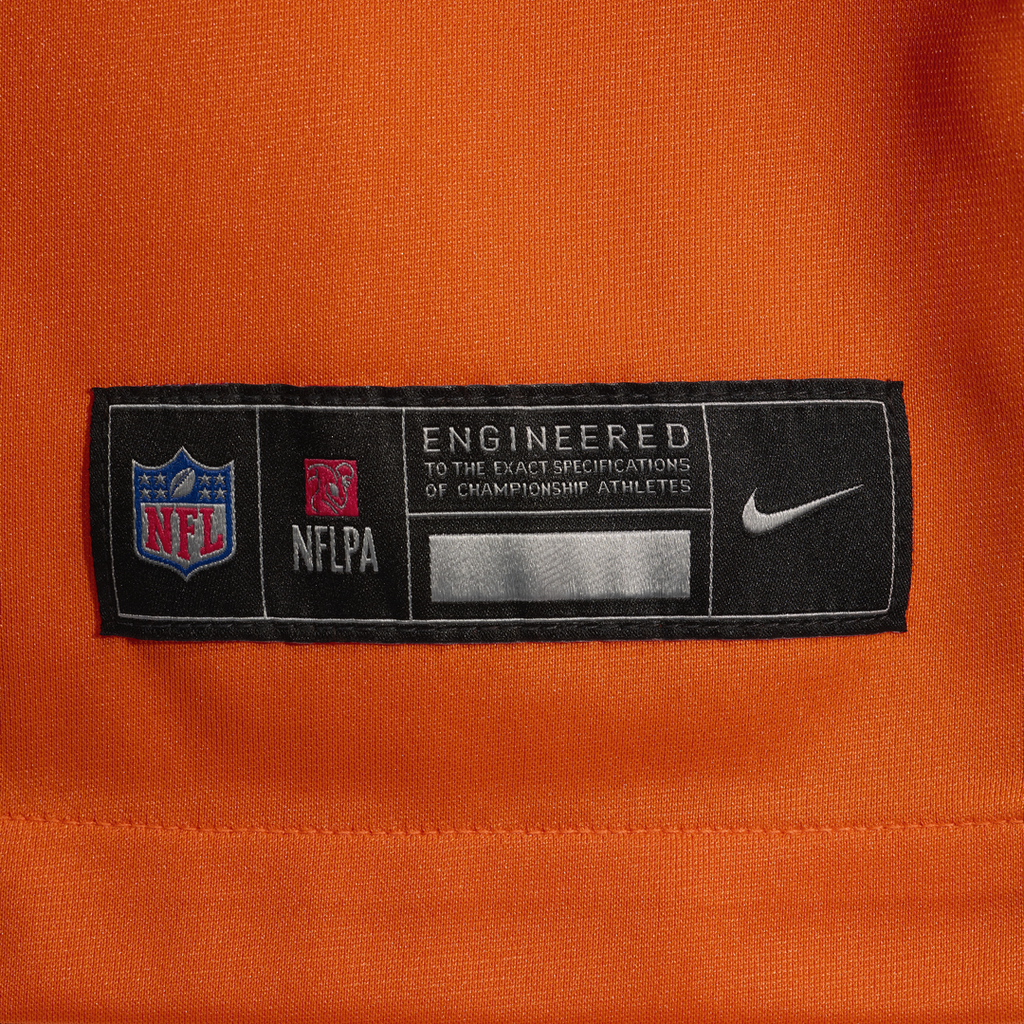 Men's Nike Denver Broncos Talanoa Hufanga Orange Team Game NFL Jersey