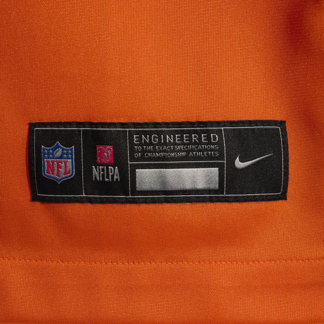 Men's Nike Denver Broncos Talanoa Hufanga Orange Team Game NFL Jersey