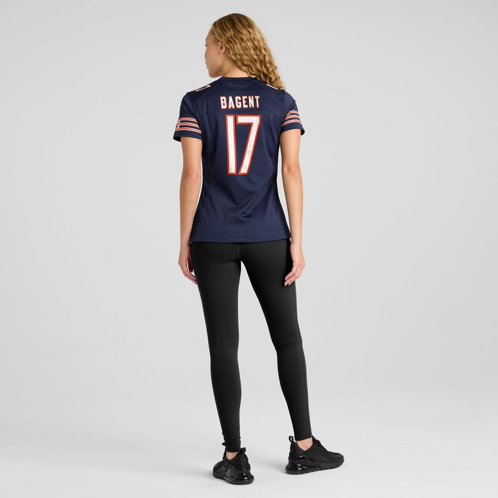 Women's Nike Chicago Bears Tyson Bagent Navy Game NFL Jersey
