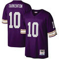 Men's Mitchell & Ness Minnesota Vikings Fran Tarkenton Purple Legacy Replica NFL Jersey