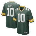 Men's Nike Green Bay Packers Jordan Love Green Player Game NFL Jersey