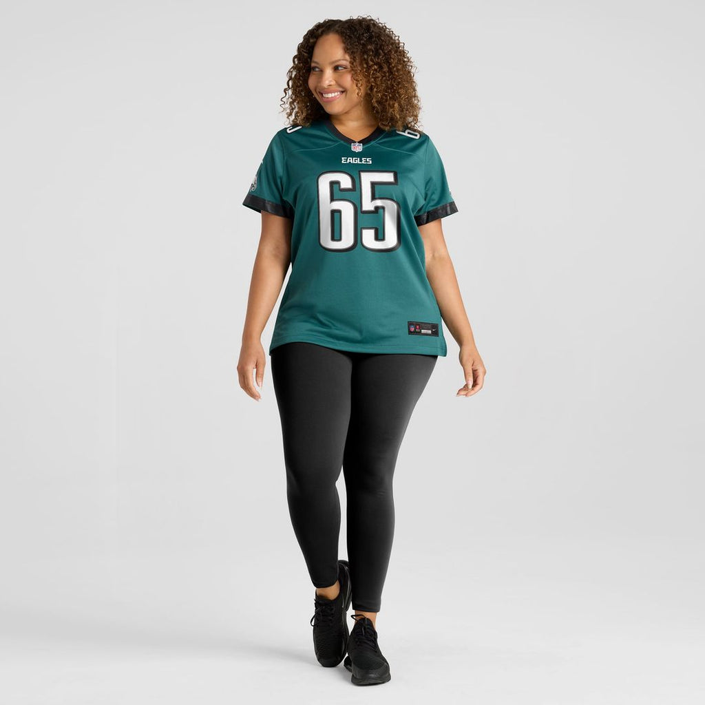 Women's Nike Philadelphia Eagles Lane Johnson Midnight Green Team Game NFL Jersey