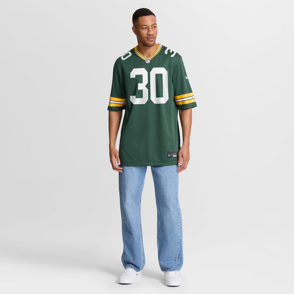Men's Nike Green Bay Packers Chris Brooks Green Team Game NFL Jersey
