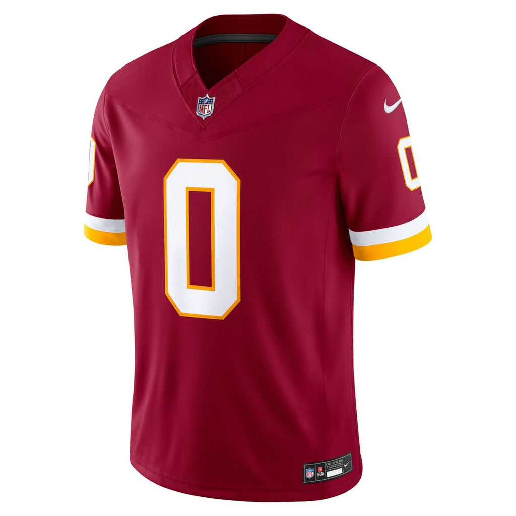 Men's Nike Washington Commanders Mike Sainristil Burgundy Team Vapor F.U.S.E. Stitched Limited NFL Jersey