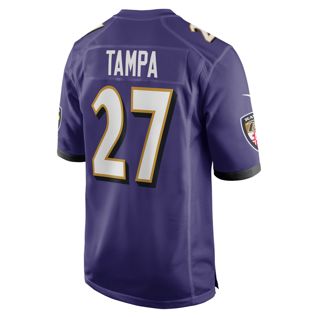 Men's Nike Baltimore Ravens T.J. Tampa Purple Team Game NFL Jersey