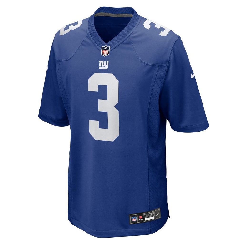 Men's Nike New York Giants Russell Wilson Royal Game NFL Jersey