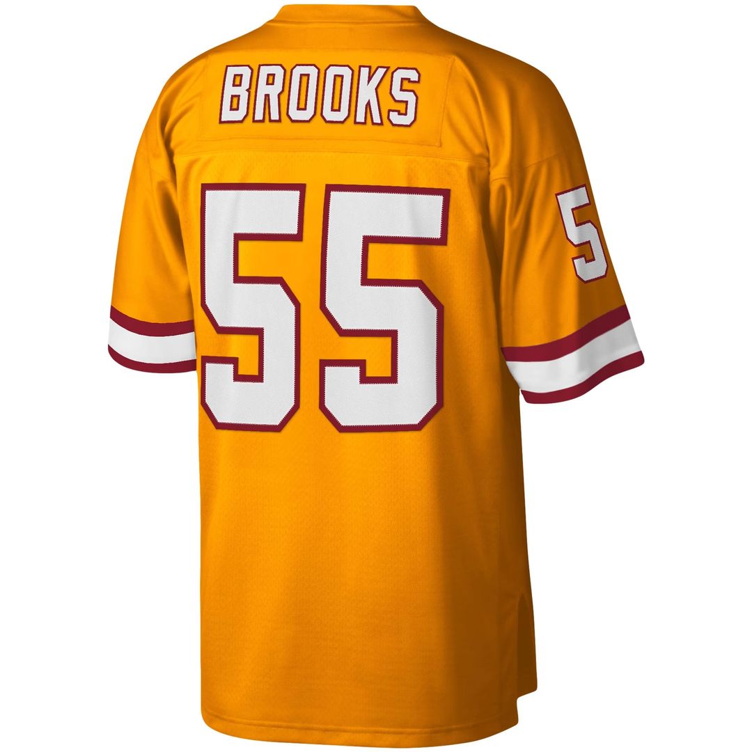 Men's Big & Tall Mitchell & Ness Tampa Bay Buccaneers Derrick Brooks Orange 1995 Legacy Retired Player NFL Jersey