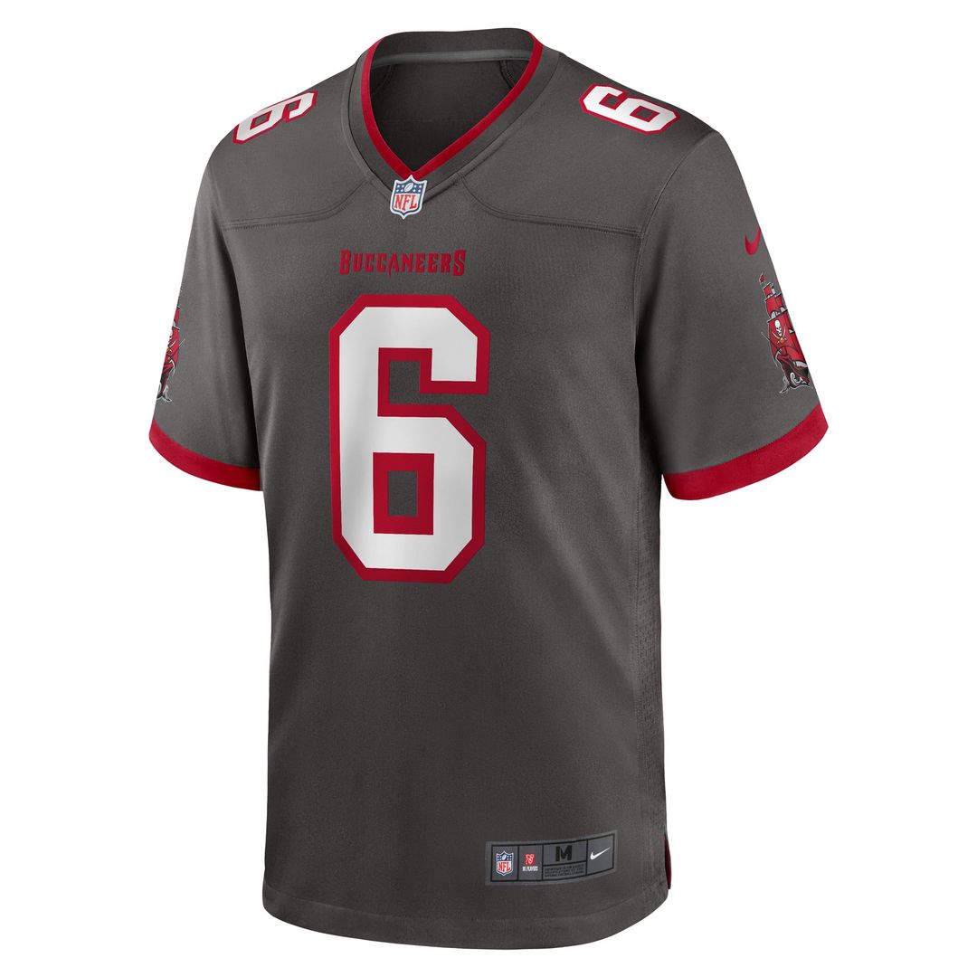 Men's Nike Tampa Bay Buccaneers Baker Mayfield Orange Throwback Game NFL Jersey
