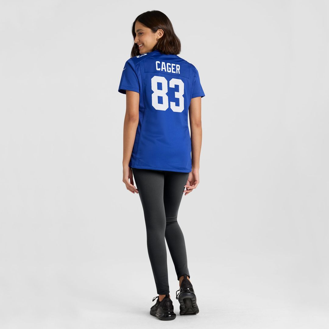 Women's Nike New York Giants Lawrence Cager Royal Home Game Player NFL Jersey