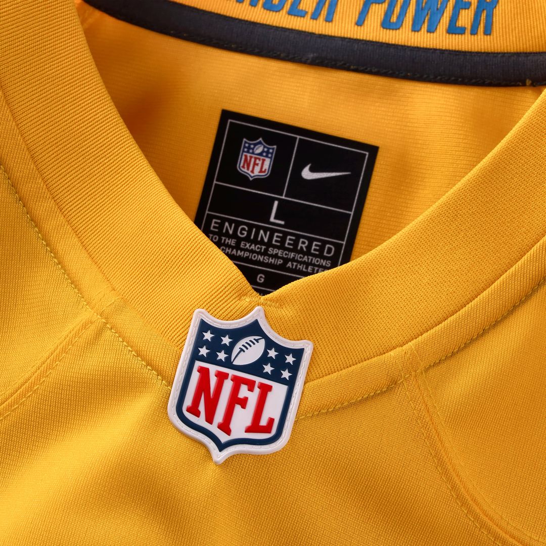 Men's Nike Los Angeles Chargers Oronde Gadsden Gold Alternate Charger Power Game NFL Jersey