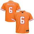 Infant Nike Tampa Bay Buccaneers Baker Mayfield Orange Alternate Player Game NFL Jersey