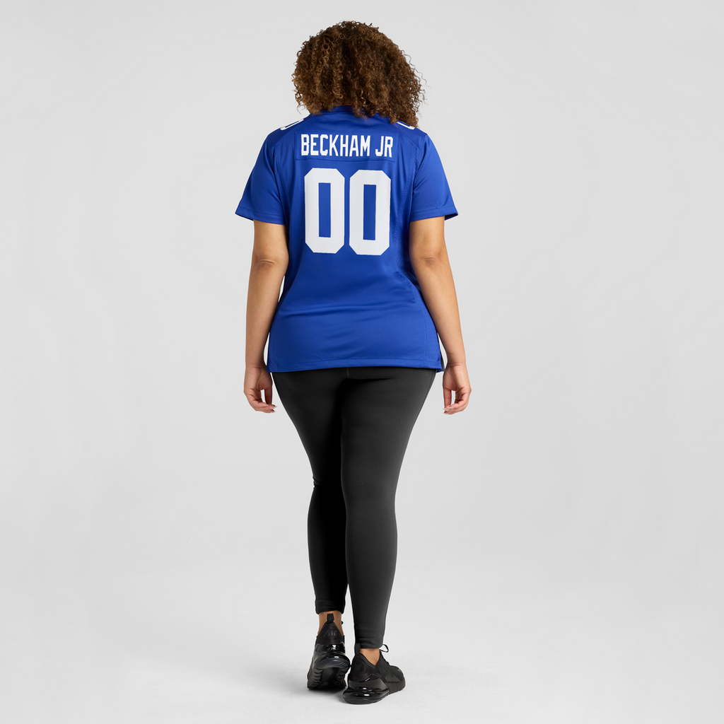 Women's Nike New York Giants Odell Beckham Jr. Royal Team Game NFL Jersey