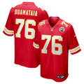 Men's Nike Kansas City Chiefs Kingsley Suamataia Red Game NFL Jersey