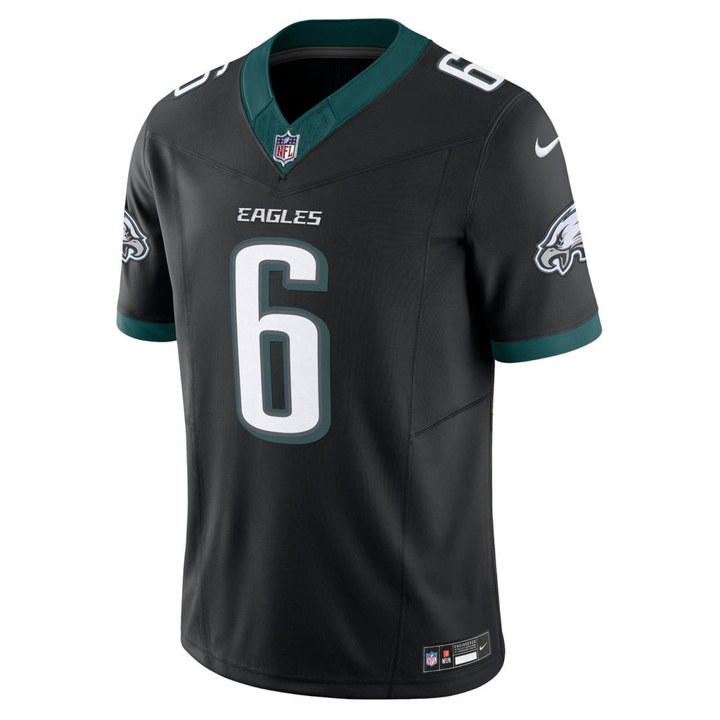 Men's Nike Philadelphia Eagles DeVonta Smith Black Alternate Vapor F.U.S.E. Limited NFL Jersey
