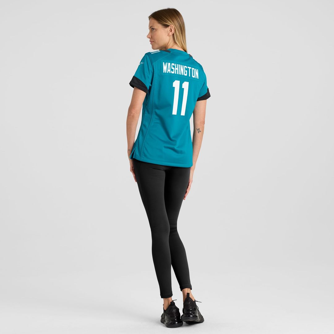 Women's Nike Jacksonville Jaguars Parker Washington Teal Team Game NFL Jersey