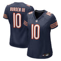 Women's Nike Chicago Bears Luther Burden III Navy Team Game NFL Jersey