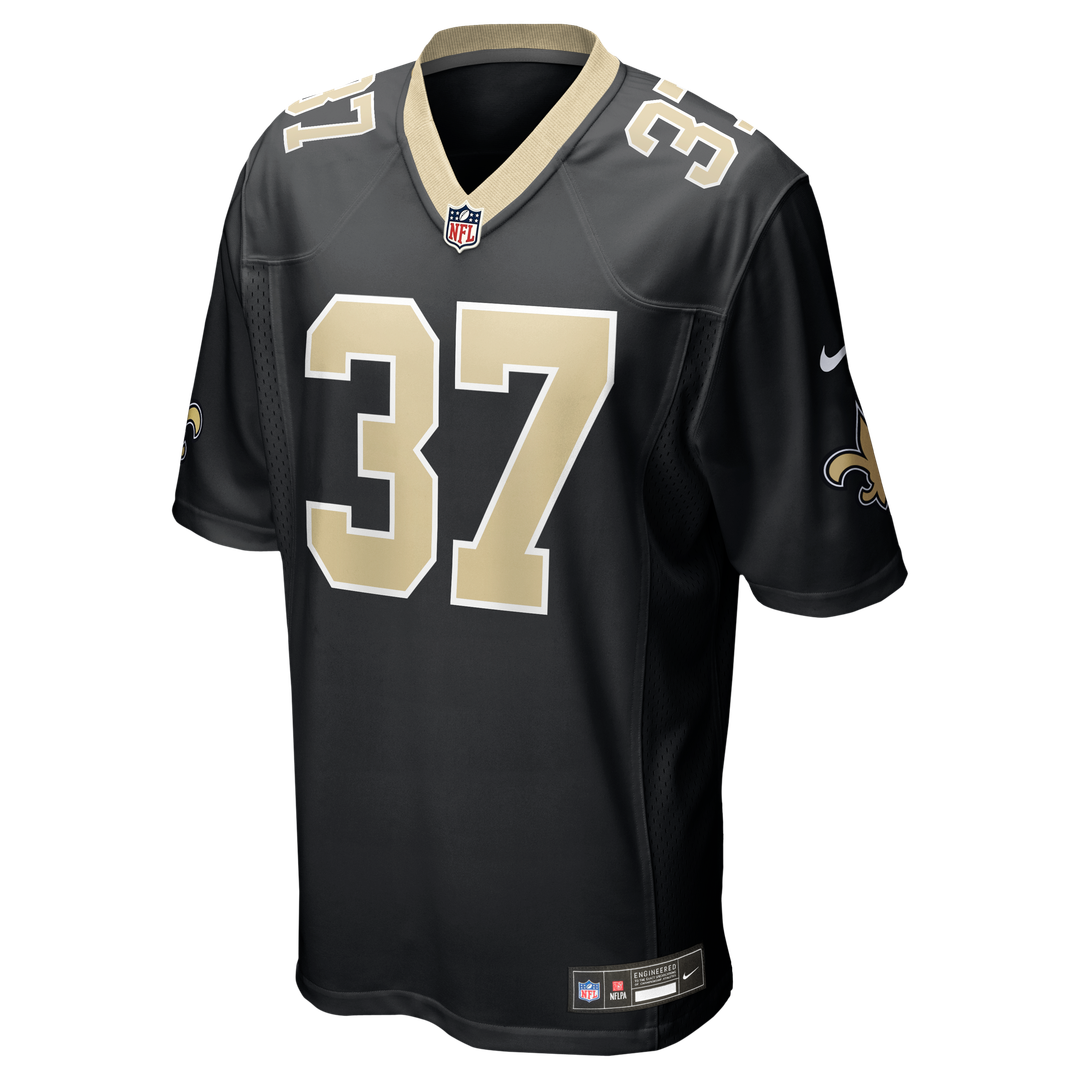 Men's Nike New Orleans Saints Jordan Mims Black Team Game NFL Jersey