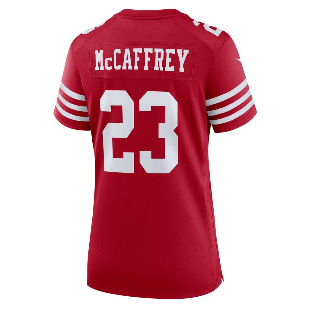 Women's Nike San Francisco 49ers Christian McCaffrey Scarlet Player NFL Jersey