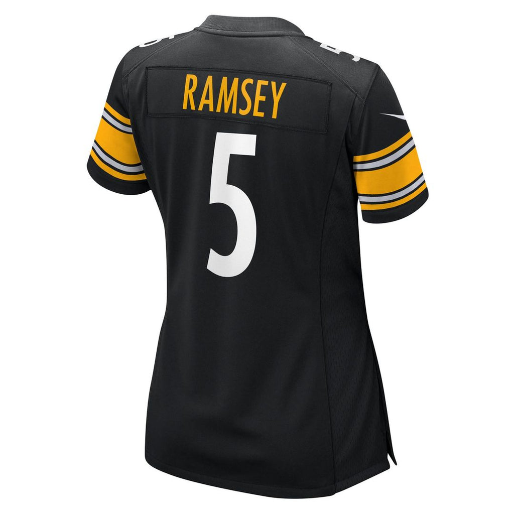 Women's Nike Pittsburgh Steelers Jalen Ramsey Black Team Game NFL Jersey