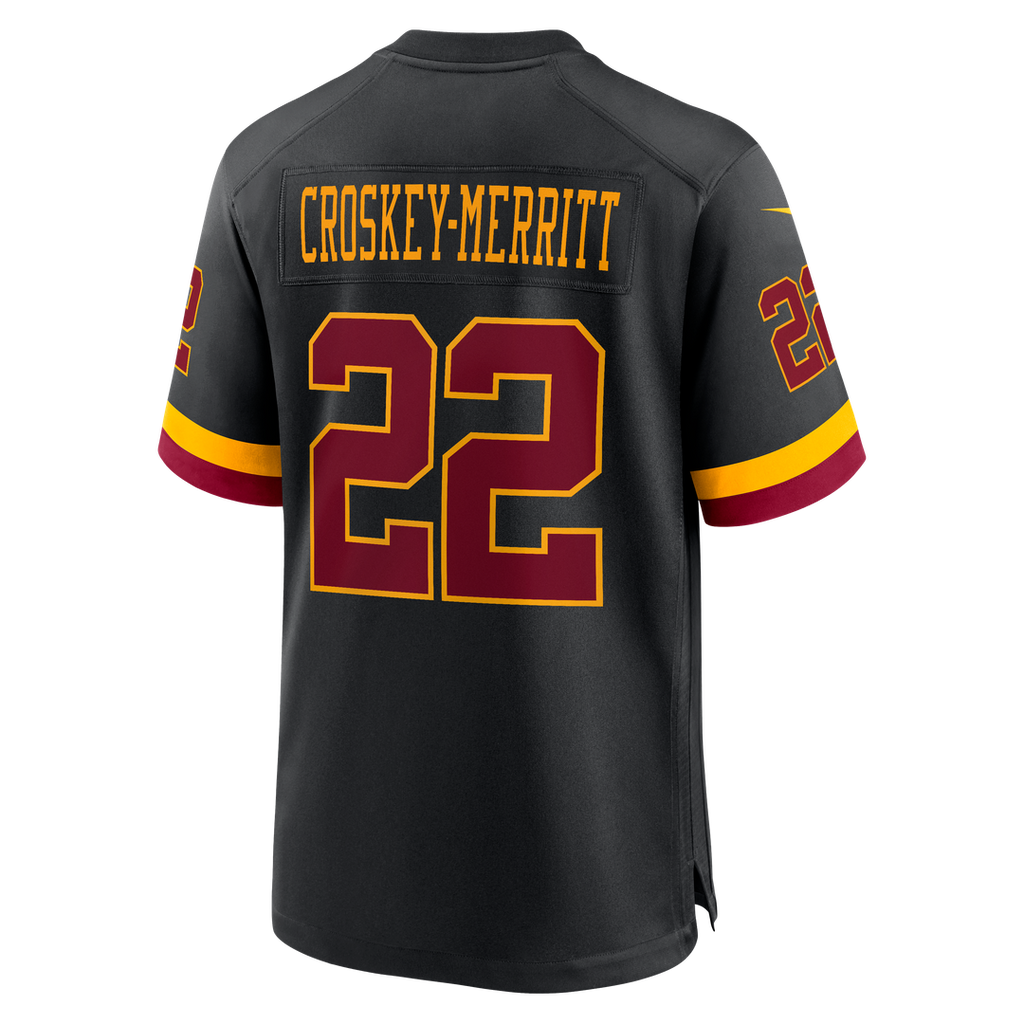 Men's Nike Washington Commanders Jacory Croskey-Merritt Burgundy Game NFL Jersey